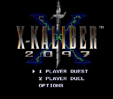 X-Kaliber 2097 (USA) (Beta) screen shot title